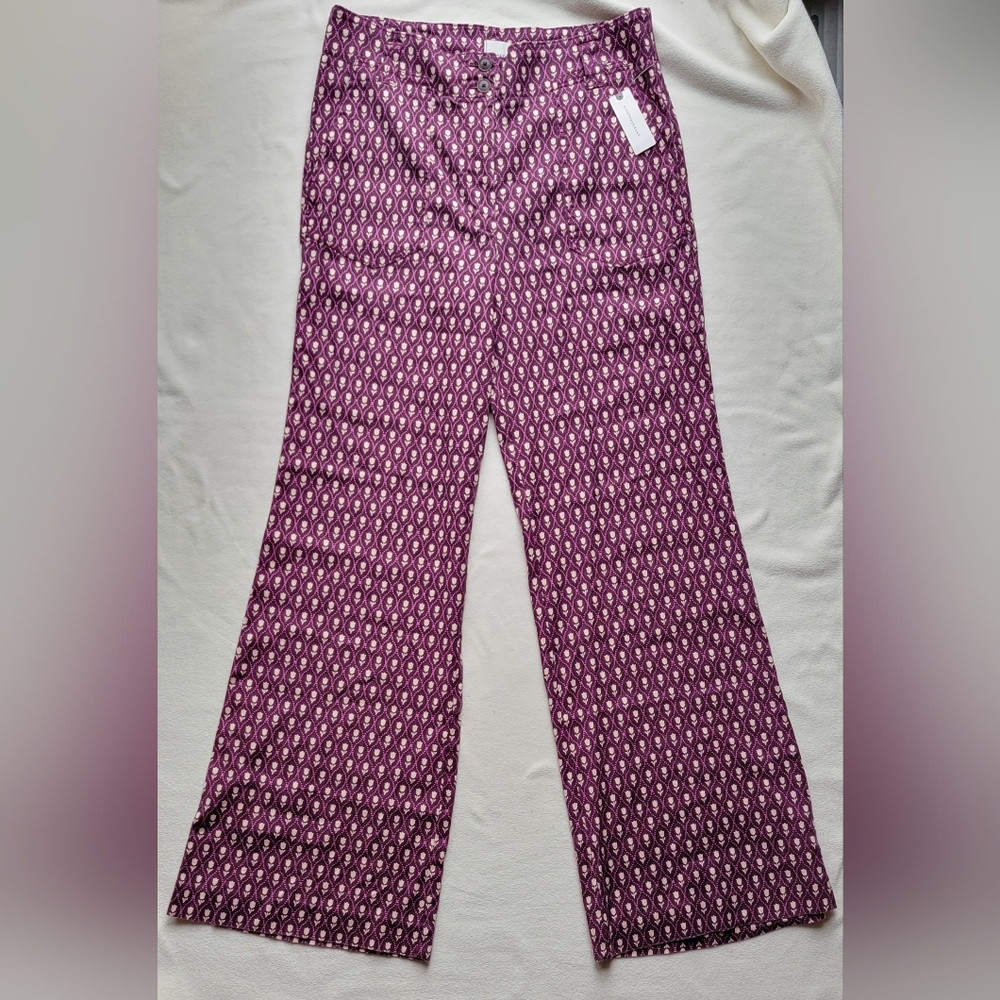 Purple Patterned Pants 14T - Picture 2 of 11